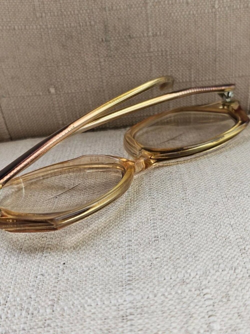 Vintage Rodenstock Women Eyeglasses Frame Tan/Brown Tone Eyewear SYBILLE Glasses - Picture 5 of 11